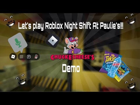 Roblox Night Shift At Paulie’s!!!