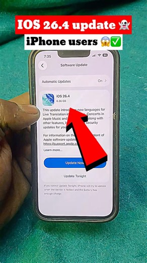 26.4 Update Kaise Kare 😱 iPhone Me Latest Update Install Kare Step by Step 🔥