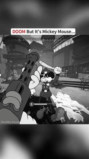 Mouse P.I. For Hire - DOOM but it's Micky Mouse #shorts