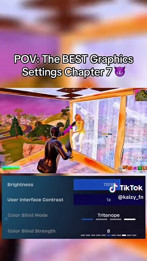POV: The BEST Graphics Settings in Fortnite Chapter 7