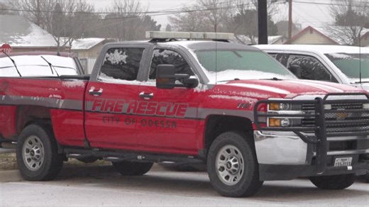 Winter weather keeps Odessa firefighters busy with crashes, heating calls
