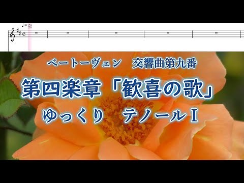 ベートーヴェン 第九 歓喜の歌 テノールⅠ BEETHOVEN-Symphony No 9-TenorⅠ