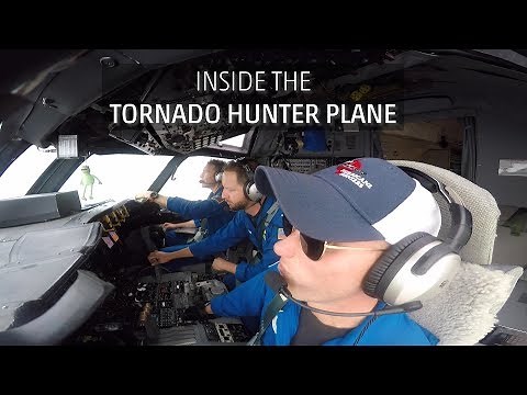 Inside The Tornado Hunter Plane