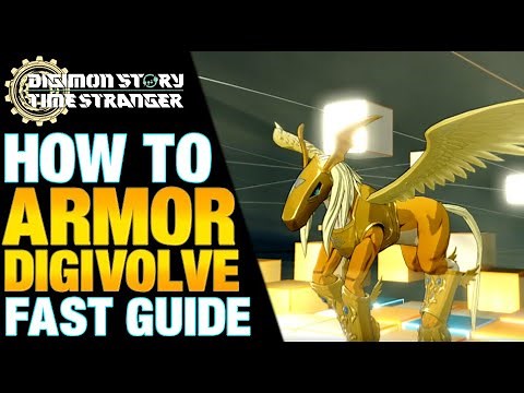 How To ARMOR DIGIVOLVE Fastest Guide | Digimon Story Time Stranger PS5 #DigmonTimeStranger