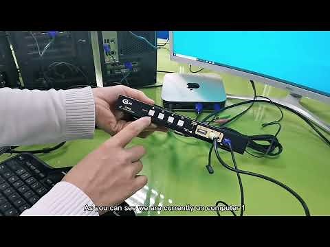 CKLau 4 Port HDMI KVM Switch 4Kx2K@60Hz [CKLau-64HUA]