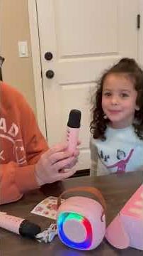 Karaoke Machine for Kids || Mini Karaoke Speakers with 2 Wireless Microphones (Review )