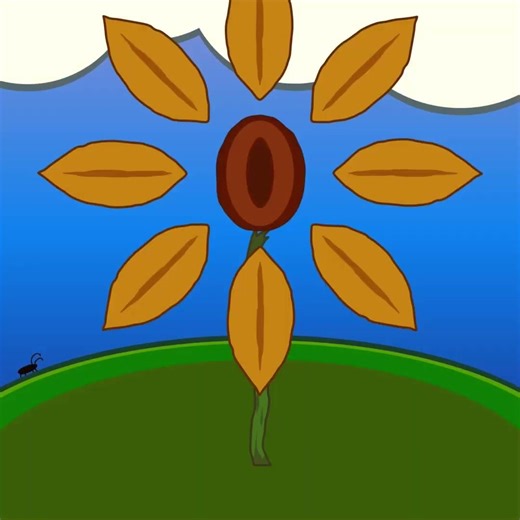 Sunflower Zoetrope-esque Animation