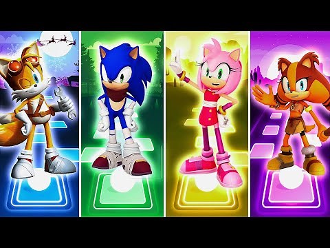 Sonic TILES HOP EDM RUSH - Sonic boom - Sonic EXE - Sonic the hedgehog - Tiles hop play together.