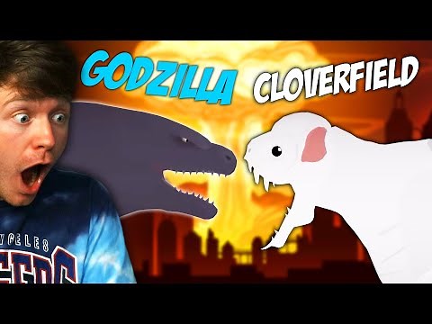 Reacting to GODZILLA vs CLOVERFIELD the FIGHT
