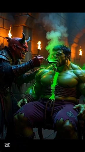 Red Hulk must save his brother from the Devil! 👹💔 #hulk #aihulk #hulkai #superman #batman #viral