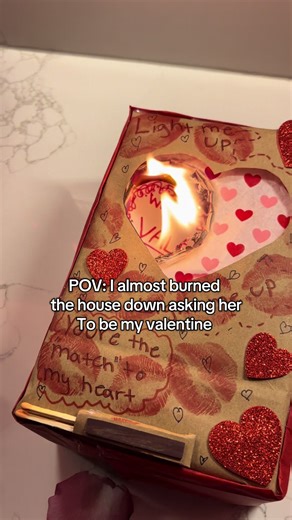 First Time Making a Burn Box for Valentine's Day