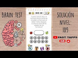 Brain Test: Acertijos Engañosos | Solución nivel 189 (español)
