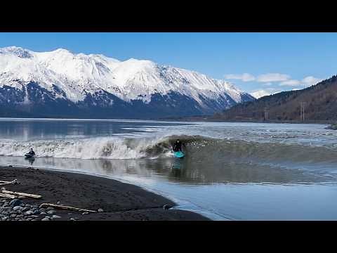 Attempting to Surf a Tidal Wave in Alaska