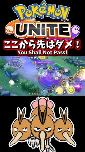 【ポケモンユナイト】ここから先はダメ！ / You Shall Not Pass! #pokémonunite