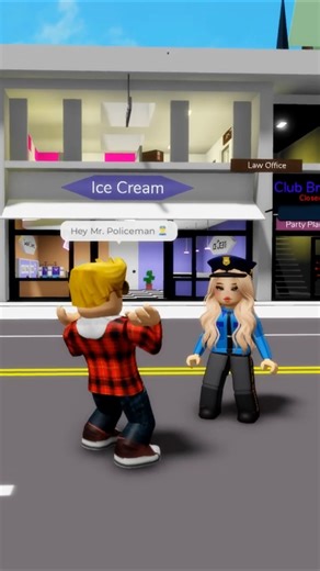 Hey Mr Police Man 🚨🚓🚨 #shorts #roblox