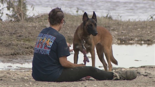 How cadaver dogs are assisting in search process with 161 people still missing in Kerr County