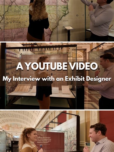 I have been sitting on this video for a month and by sleeping on it I mean avoiding editing, reviewing or posting it because I was really nervous about it being my first interview I've ever edited myself. Anyway if you want to watch a short clipped up version of Exhibit Designer John Powell walk me through the latest special exhibit at the Library of Congress