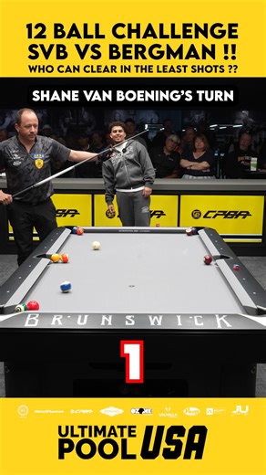 192K views · 1.8K reactions | 1️⃣2️⃣ 헕헔헟헟 헖헛헔헟헟험헡헚험 - 헦헩헕 헩 헜헖험헕험헥헚 ‼️ A twist on our Fewest Shots Wins challenge, now with double the balls! Who better to take on the challenge than the 2 legends themselves: Shane Van Boening & Justin Bergman  #UltimatePoolUSA #8BallPool #pool #snooker #billiards #8ball #skills #challenge | Ultimate Pool USA | Facebook