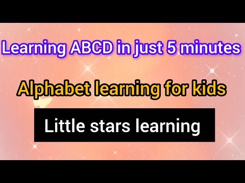Quick and fun ABCD learning for toddlers//