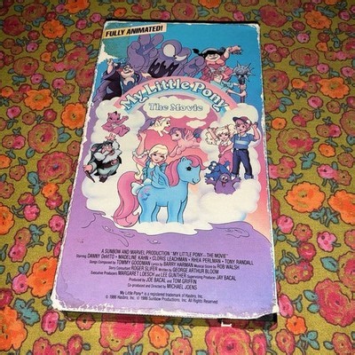 My Little Pony The Movie VHS 1986 Vestron Video Children’s Animated Cartoon Rare  | eBay UK