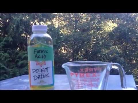 Varroa mite control in a honey bee hive using formic acid