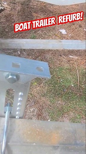 adding bunk brackets... jon boat trailer lovin