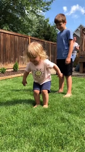 Only 3 years old and already doing backflips  She fell, got up smiling, and her dad and brother went wild cheering her! #IncredibleKids #ViralBaby #GymnastInTheMaking #ProudDadMoment #FamilyGoals #CuteVibes #FYP #USAtrending #ViralShorts #inspiringmoments | CoastView Studio | Facebook