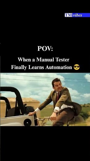 POV: You Switched from Manual to Automation Testing #Automation #ISTQB #tmsquare