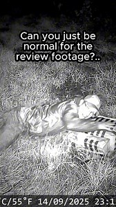 30 reactions · 3 comments | Can you just be normal? #trailcam #camera #nightvision #wildlife #video #footage #creepy #spooky #camping #silly #fun | Dan Brown | Facebook