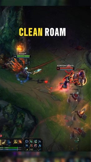 Leblanc Bot Roam — Easy Kill #leagueoflegends #lol #leblanc #rage #xerath