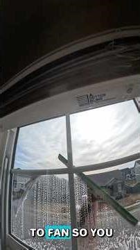 How to Clean a Single Hung Window Inside & Out (From Inside) #cleanwindows #oddlysatisfying