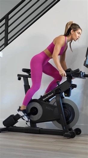 Cass Martin on Instagram: "Cardio is strength when you do it right, and the @nordictrack X24 Bike powered by @ifit proves that. With 24 resistance levels, a 20% incline, and a 10% decline, every ride challenges both my heart and my muscles. SmartAdjust automatically tunes the workout to my pace, so all I have to do is show up and move. It’s not about doing more. It’s about doing it smarter. Use Code: Cassmartin for a special Discount勺勺勺 *iFIT membership sold separately."