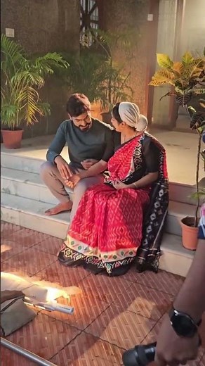 #pregnancy #episode #Funmode from the sets of #KanmaniAnbudan #BTS #behindthescenes