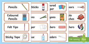 Editable Creative Area Resource Labels (Red)