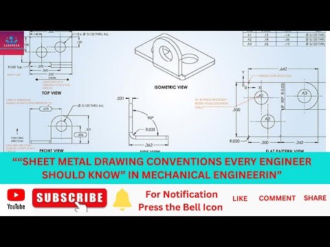 Sheet Metal Drawing Conventions Every Engineer Should Know | Mechanical Engineering