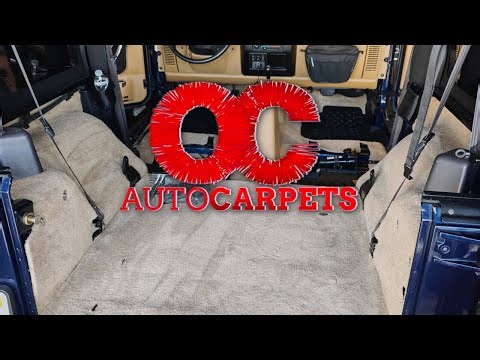 OC Auto Carpet Install on a 1997 Jeep Wrangler | TJ Interior Upgrade