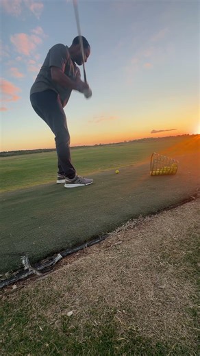 Sunset Golf Practice
