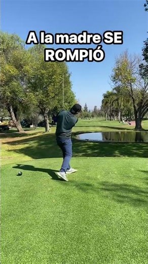 Rope su bastón en un tiro de happy Gilmore #golf