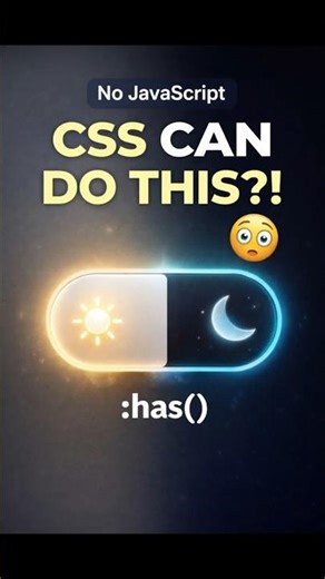 CSS can do THIS? ! 😳 No JavaScript needed | :has()