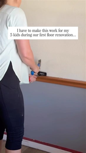 Library Progress Update: DIY Built-In Cabinets + Doorway Closed