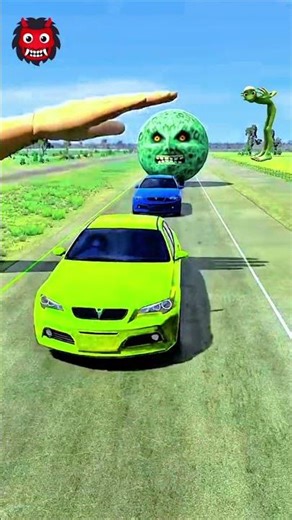 Giant Hand Slap vs Fast Cars! 🖐️🏎️ (BeamNG.drive)