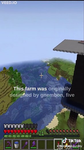 Efficient Mob Farm Design for Minecraft Survival