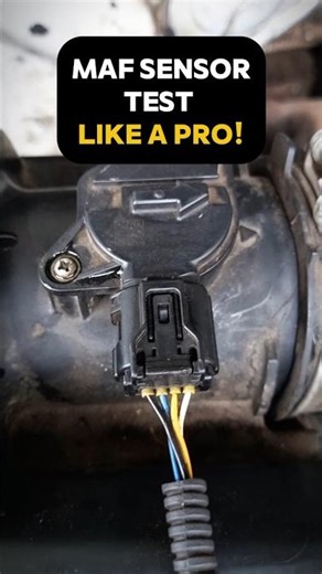 MAF Sensor Test Like A Pro | bad MAF sensor #maf #sensor #automobile