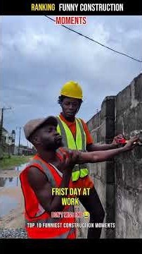 Top 10 Funniest Construction Fail Moments 😂 #fails #funny #shorts
