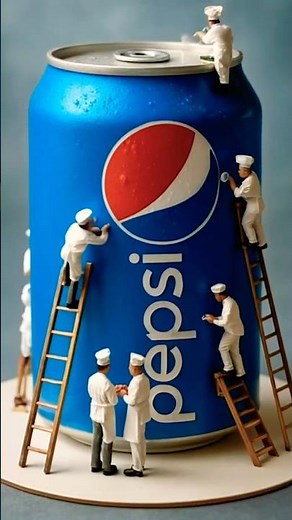 Pepsi Can… or Cake? 😮 #shorts #pepsi #dessert