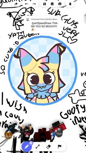 Time to draw your pfp on roblox! Who Next? #short #roblox #art