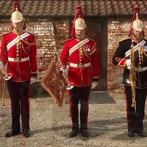 The Household Cavalry has been testing the trumpets 🎺 that will be used at state occasions, and which could possibly feature at Prince Harry's wedding to Meghan Markle on May 19. MORE: https://www.forces.net/news/here-comes-thetrumpet-state-trumpeters-test-new-kit-royal-wedding | Forces News
