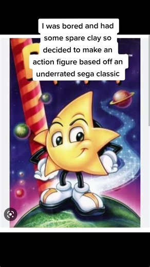 Ristar Sega Game Action Figures Custom Collection