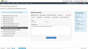 DrChrono - Macro Buttons