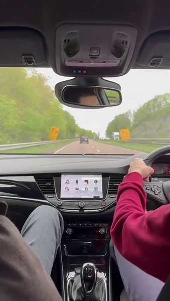 Driving at the 30 mph speed limit…